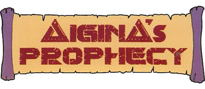 Aigina's Prophecy logo for Commodore 64